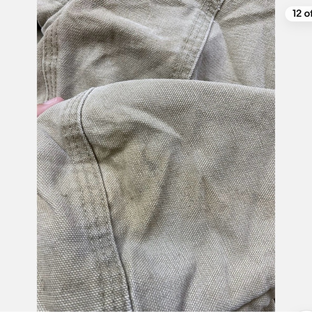 Carhartt J141 266 Jacket Full Zip Hooded Sherpa Lining Zipper Pocket Size Large - Picture 8 of 9